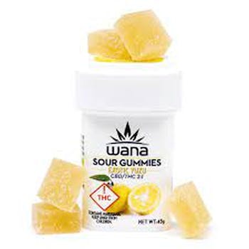 Wana - 200mg CBD Exotic Yuzu 2:1